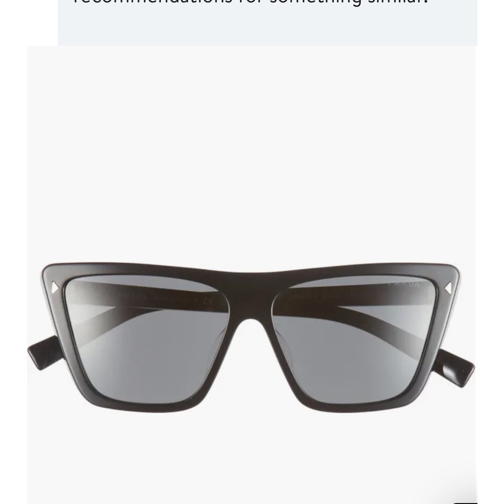Prada Butterfly Sunglasses Black